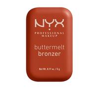 NYX Professional Makeup Buttermelt Bronzer, Polvo Bronceador con Fórmula Vegana de 12H de Duración, Resistente a Transferencias, con Manteca de Mango, Karité y Almendra, Butta match