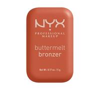 NYX Professional Makeup Buttermelt Bronzer, Polvo Bronceador con Fórmula Vegana de 12H de Duración, Resistente a Transferencias, con Manteca de Mango, Karité y Almendra, Butta d down