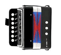 Button Accordion for Kids - Children’s Music Instrument, Educational Toy | Lightweight Accordion Toy with 7 Buttons, Portable Mini Keyboard for todlers, Fun Musical Activity for Learning at Home, Sch
