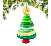 Button Christmas Tree Craft - Kit de decoración de botón, snowman Craft Set | Holiday DIY Decoración Suministros Winter Festival Party, Creative Handmade Christmas Tree Ornament Kit For Garden Lawn