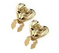 Button Covers - 25 G Shirt Sleeve Jewelry Decorative Cuff Links | Alloy Decorative Clips - 2 Piece Elegant Blouse Shirt Accessory For Sewing Crafts Adding Stylish Detail For Daily Wear Or Party Outfi