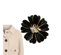 Button Covers - Flower Shaped Detachable Rhinestone Button Cover, Petal Rhinestone Cufflinks | Fabric Covered Buttons For Sewing Dress Jeans Fabric Blouse Clothing