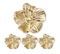 Button Covers Women - 4 Pieces Zinc Alloy Decorative Accessories,Clip Button Covers For Girls Women Wife Shirt Blouse Dress Daily Wear Business Date Wedding