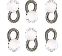 Button Extenders for Jeans & Pants Button Extender - Super Sturdy Flex Button Pant Extender Adds 1-2 Inches, Ideal for Waist Extenders for Pants for Women & Men, No-Sew Easy Use (#7)