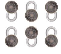 Button Extenders for Jeans & Pants Button Extender - Super Sturdy Flex Button Pant Extender Adds 1-2 Inches, Ideal for Waist Extenders for Pants for Women & Men, No-Sew Easy Use (#3)