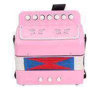 Button Ion para Principiantes - 7 Keys Control y 2 Bass Kids Instrument Educational para el Rendimiento del Escenario, la Práctica y F en (PINK)