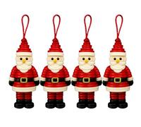 Button Ornament Kits, DIY Button Snowman Ornament Kit with Santa/Angel/Tree, Fun Buttons Christmas Ornaments Kits for Holiday Decorations and Gift Making (BA)