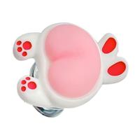 Button Pusher Assist Tool - Funny Toilet Tank Cover | Animal Shape Press Helper Replacement Piece, Long Nail Protection Device, Bathroom Decorative Accessory for Restroom, Home Gift Novelty Bathroom