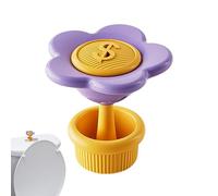 Button Pusher Helper | Toilet Push Button Flush Replacement | Flower Design Portable Water Tank Flush Replacement Tool for Bathroom Home