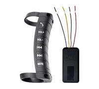 Button Remote Control for Car Steering Wheel Realistic Wireless Media Control, Multi Function Playback Settings + Connectivity | High Grade Resistant ABS for Sedan & Truck