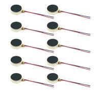 Button Vibration Motor - 1027 DC 1x2.7x1cm 10pcs | Mini Vibration Motor | Button Type Shaker | Metal Vibrating Motors For Game Controllers Beauty Devices Scanner DIY Electronics Use
