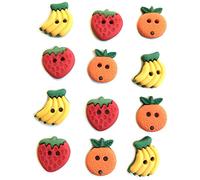 BUTTONS GALORE, INC Botón Tema Pack SMMR, Frutas de Verano, Talla Única