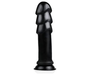 BUTTR Madbull Dildo de Boca (Ø 7,00 cm) Dildo Grande con Cabeza Acanalada y Ventosa Fuerte - Proporciona una Sensación Anal Ilena, Crestas Grandes, Base Ancha