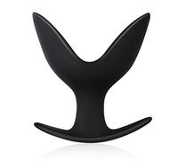 BUTTR No. 10 Hook Anchor Buttplug (Ø 2.3-9.8 cm) Para una sensación de relleno con una base ancha y plana, estimulación del ano, para hombres y mujeres (negro)