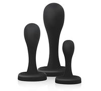 BUTTR Set de Entrenamiento Buttplug Butt Kickers - Juego Completo con 3 Tamaños Diferentes de Tapones a Tope - Estimulación del Ano, para Hombres y Mujeres - Tamaños, Pequeño, Mediano, Grande