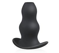 BUTTR Tapón Hueco Foxhole (Ø 6,10 cm) Tapón Anal Hueco, Juguete Sexual Pefecto para la Estimulación del Ano, Base Plana, Hueco, Acanalada