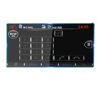 BUTUFYTR Protector Pantalla Vidrio Templado Para Citroën DS6 2016 7" Protector Pantalla Navegación Vidrio Templado Película Para Salpicadero GPS Coche