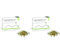 Butycaps - Butirato C4 con Ácido Butírico, Triglicéridos de Cadena Corta y Media, Vitaminas A, D y E | Suplemento Nutricional para Intestino y Microbiota - 30 Cápsulas (Paquete de 2)