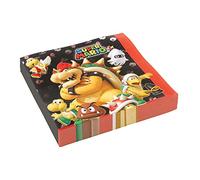 Amscan- Paquete de 20 servilletas con Mario Bros (Travis Designs 9901538)