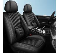 Buuoo Fundas de asiento de coche de ajuste universal para Citroen Picasso C4 C-Crosser C-XR/Aircross Ds5 Ds6 Juego completo de fundas de cojín de piel de napa