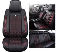 Buuoo Fundas de asiento de coche de ajuste universal para Kia Sportage Sorento Rio 3 4 Soul Morning Optima Sonet Ceed Picanto Stonic Juego de protectores de cuero premium