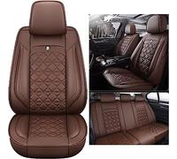 Buuoo Fundas de asiento de coche universales para BMW 520, 525, 320, E36, E46, F10, F20, X1, X3, X5, X6, X4, F11, E83, E90, juego de protectores de piel de primera calidad