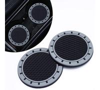 BUVBRJDR 2 Pcs Posavasos Coches, para BMW Serie 3 F30 F31 F35 F32 F33 E90 E91 Antideslizante Soporte Vasos Fombrilla Soporte Bebidas Coche Almohadilla Interiores Accesorios,B