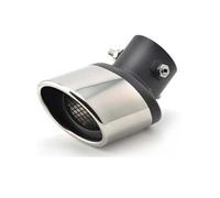 BUVBRJDR para FIAT Topolino Elektro AB Bj 2023 Cola de Escape, Terminal de Silenciador de Coche en Acero Inoxidable, Accesorio de Embellecedor con Montaje a Tornillo