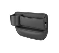 BUVBRJDR para VW Polo 2 3 1975-1994 1995 1996 1997 1998 1999 2000 2001 2002 Organizador de Asiento de Coche, Relleno de Huecos de Consola de Cuero PU, Caja de Almacenamiento de Ranura,B