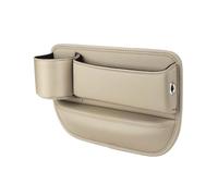 BUVBRJDR para VW Polo 2 3 1975-1994 1995 1996 1997 1998 1999 2000 2001 2002 Organizador de Asiento de Coche, Relleno de Huecos de Consola de Cuero PU, Caja de Almacenamiento de Ranura,D