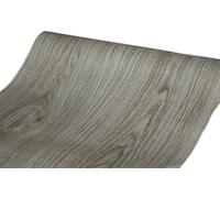 BUVU Lámina Adhesiva para Muebles, Aspecto de Madera, Papel Pintado Autoadhesivo, 45 cm x 300 cm, marrón, Vintage, a Rayas, Resistente al Agua, para Muebles, Paredes, armarios, mesas de Cocina