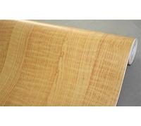 BUVU Lámina Adhesiva para Muebles, Aspecto de Madera, Papel Pintado Autoadhesivo, 45 cm x 300 cm, marrón, Vintage, a Rayas, Resistente al Agua, para Muebles, Paredes, armarios, mesas de Cocina