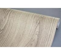 BUVU Lámina Adhesiva para Muebles, Aspecto de Madera, Papel Pintado Autoadhesivo, 45 cm x 300 cm, marrón, Vintage, a Rayas, Resistente al Agua, para Muebles, Paredes, armarios, mesas de Cocina