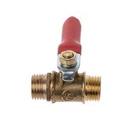 Buwei 1/4 "Válvula de Bola Macho a Macho BSP Válvula de Bola de latón con Palanca roja