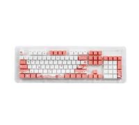 Buwei 104 Teclas OEM PBT Keycaps Juego Completo Teclado mecánico Teclas PBT Sublimación de Tinte Teclas de Flor de Cerezo