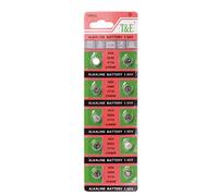 Buwei 10PCS Reloj Monedero Batería AG4 377A 377 LR626 SR626SW SR66 LR66 Botón Celda Baterías Juguetes Cámara remota