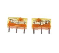 Buwei 2Pc TTC A Prueba de Polvo Ratón de Oro Micro Interruptor Micro Botón Contactor de Oro 30 Millones