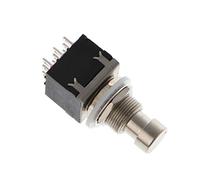 Buwei 9-Pin 3PDT Pedal Switch Stompbox para Efectos de Guitarra eléctrica True Bypass