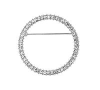 Buwei - Broche de Soporte para Gafas de Cristal Redondo para Lectura, Broche para Mujer