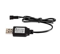 Buwei Cable de Carga USB Paquete de baterías Ni-CD Ni-MH Adaptador de Enchufe SM 7.2V 250mA Salida Juguete de Control Remoto