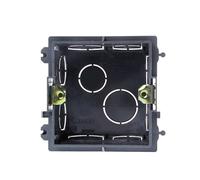 Buwei - Casete de montaje en pared de caja de conexiones de PVC 86-Type para base de enchufe de interruptor