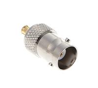 Buwei Conector Hembra BNC a Conector Macho MCX Adaptador de Conector coaxial coaxial RF Recto