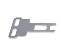 Buwei CZ93-K1 Interruptor de Enclavamiento de Seguridad de Puerta Llave de activación Tono Plateado Acción Directa