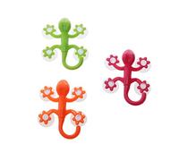 Buwei Gecko Potente Plástico Cuatro Ventosas Gancho Colgador de Pared Decoración Baño