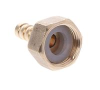 Buwei Latón Rosca macho/hembra 1/2 "BSP a 8 mm Conector de acoplador de manguera de púa Junta de pagoda