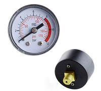 Buwei Manómetro de presión de Fluido hidráulico neumático para compresor de Aire 0-12Bar / 0-170PSI