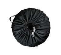 Buwei Universal Car SUV Cubierta de llanta Estuche para llanta de Repuesto Bolsa para Rueda Cubierta de Almacenamiento de Repuesto para Llantas Tote Poliéster Tela Oxford Poliéster Tafetán