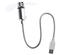Buwei Ventilador de enfriamiento USB Flexible de Ahorro de energía Interruptor para computadora portátil