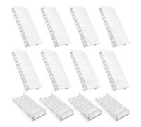 BuxiuGK 12 Piezas tiras de cubierta ciegas 6HP,tiras de cobertura para cajas de seguridad para caja de fusibles y subdistribuidores
