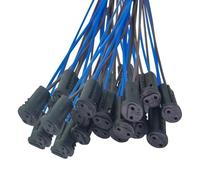 BuxiuGK 20 Piezas Casquillo Portalámparas G4 20cm, Base de Bombilla de Plastico G4 para LED Bombilla Halógena Luces 12V